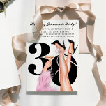 Rosa Bow & Cocktails Coquette Modern 30års födelse Inbjudningar<br><div class="desc">Rosa Bow & Cocktails Coquette Modern 30års födelsedag-inbjudan Du kan ändra skal färg genom att klicka på Anpassa - Redigera med Design Verktyg och Göm/uppgradera lagrarna Du kan anpassa för EY-ändringar</div>