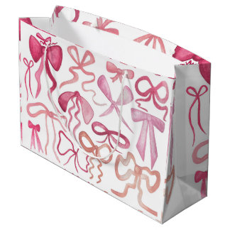 Rosa Bow Coquette Baby Shower Gift Bag