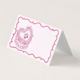 Rosa Bow Coquette Cake Bachelorette Place Kort