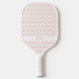 Rosa Bow Coquette Personlig Pickleball Paddle