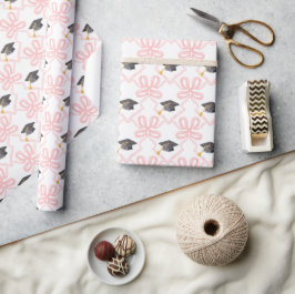 Rosa bow Coquette Studenten Presentpapper