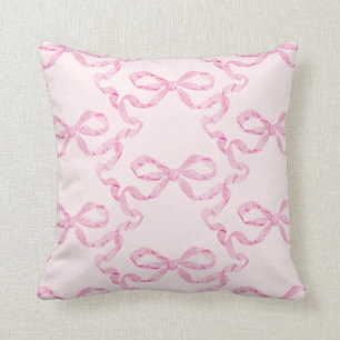 Rosa Bow Dekorativ kudde