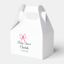 ROSA BOW ENMPLE BABY SHOWER ADD NAMN DATE MINIMIMY