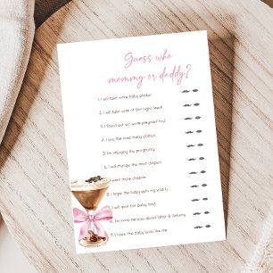 Rosa Bow Espresso Martini Shower Gissa Vem Spel