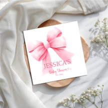 Rosa Bow Flicka Shower