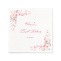Rosa Bow Flowers Sweet sixteen Birthday