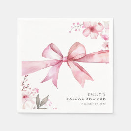 Rosa Bow-Gifter sig Möhippa Pappersservett