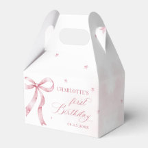 Rosa Bow Girl 1st Birthday Party