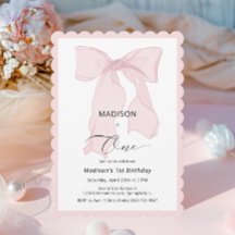 Rosa Bow Girl First Birthday