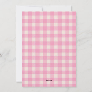 Rosa Bow Girls vill bara bli en första födelsedag Julkort