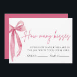 Rosa Bow gissar hur många Kisses-spel som spelas Inbjudningar<br><div class="desc">Rosa Bow gissar hur många Kisses Game är en söt och underhållande aktivitet som gästerna kan njuta av vid möhippan. En burk eller en container är fylld med Hersheys Kisses, och gästerna inbjuds att gissa hur många Kisses är i burk. De skrivor ner sina gissningar på kort eller pappra. I...</div>