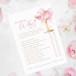 Rosa Bow gissar vem som spelar