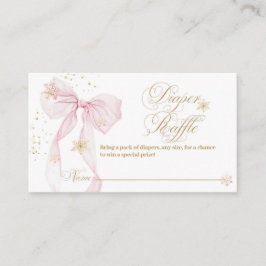 Rosa Bow-Kallet utanför babyskor Tilläggskort