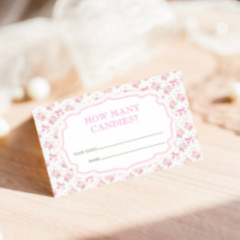 Rosa Bow Kärlek Shack vet hur många kaniner som fi Tilläggskort