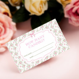 Rosa Bow Kärlek Shack vet hur många kaniner som fi Tilläggskort
