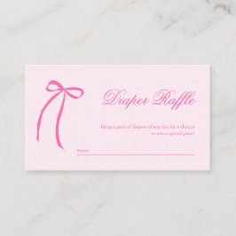Rosa Bow-kort för dykande hölje Tilläggskort