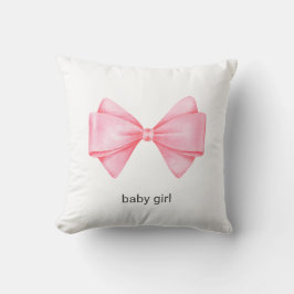 Rosa Bow Kudde