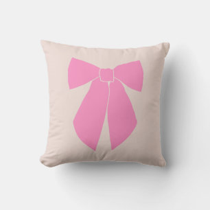 Rosa Bow Kudde