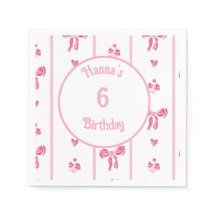 Rosa Bow Lodrät Rand - preppy coquette