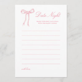 Rosa Bow-Möhippa - Nattjokort Rådkort