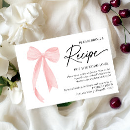 Rosa Bow-Möhippans mottagningsbegärandebilaga Inbjudningar