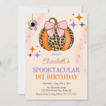 Rosa Bow Pumpkin Spooktacular Halloween Birthday