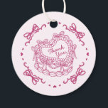 Rosa Bow Retro Heart Coquette Cake Birthday Gåvor Etiketter<br><div class="desc">Indulge i charmen från vår Retro Coquette Cake Collection. Den här körsbärssöta enembeln har en hjärtformad coquettekaka i vintage, försedd med rosa coquette-knärör och söt smörgräddicering, som fångar essensen av klassisk romantik. Perfekt för dem som kärlek har en aning nostalgiskt sött, denna samling tillför en lekfull och elegant till alla...</div>