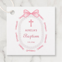Rosa Bow Ribbon Ram Baptism-favorittaggar