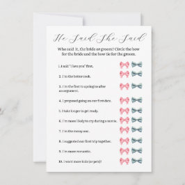 Rosa Bow sa att hon sa "Game" - Möhippa Inbjudningar