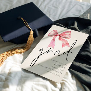 Rosa Bow studenten Grad Spara datum Datumet