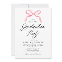 Rosa Bow Studenten i Trendiget för modern Elegant