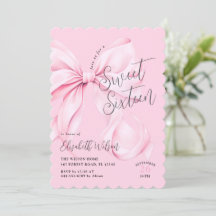 Rosa Bow Sweet sixteen Birthday