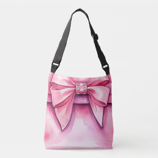 Rosa Bow Tote Axelväska