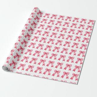 Rosa Bow Wrapping papper Presentpapper