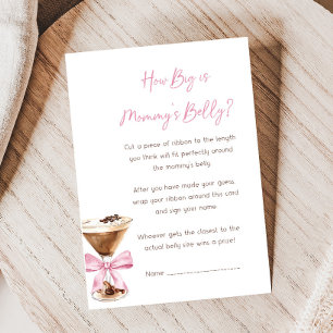 Rosa Bowle Espresso Martini Baby Shower Hur Stor Ä