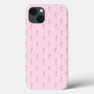 Rosa Bows Blommigt Phone Case