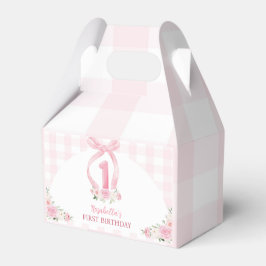 Rosa Bows Coquette Birthday-favoritruta Presentaskar
