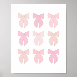 Rosa Bows Poster