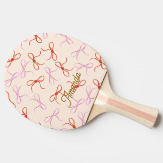 Rosa Bows - Preppy Red and Rosa Coquette Aesthetic Pingisracket