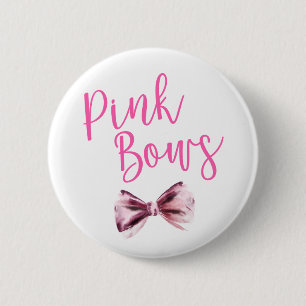 Rosa Bows Team Girl Gender Reveal Party Knapp