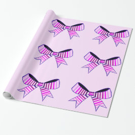 Rosa Bows Wrapping Papper Presentpapper