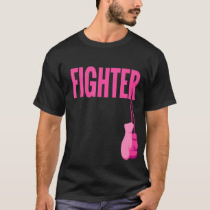 Rosa Boxing-handskar Breast Cancer Awareness T Shirt