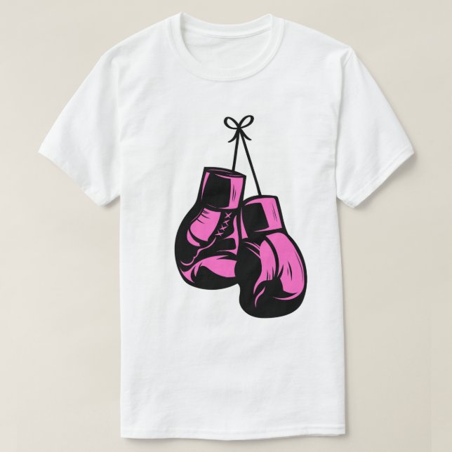 rosa boxning t-shirt (Design framsida)