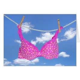 Rosa Bra Vänskap Hälsningskort