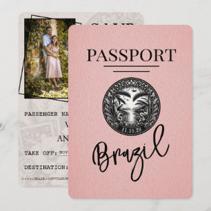 Rosa Brasilien pass Spara datum Datumet