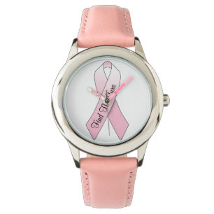 Rosa Breast Cancer Awareness Ribbon Armbandsur