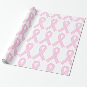 Rosa Breast Cancer Awareness Ribbon Presentpapper