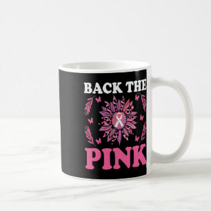 Rosa Breast Cancer Awareness Solros Women Kaffemugg