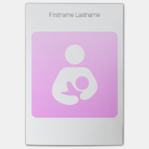 Rosa Breastfeeding symbol Post-it Block