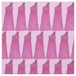 Rosa Bridesmaid Dress Bröllop Brudens sida Gown Tyg